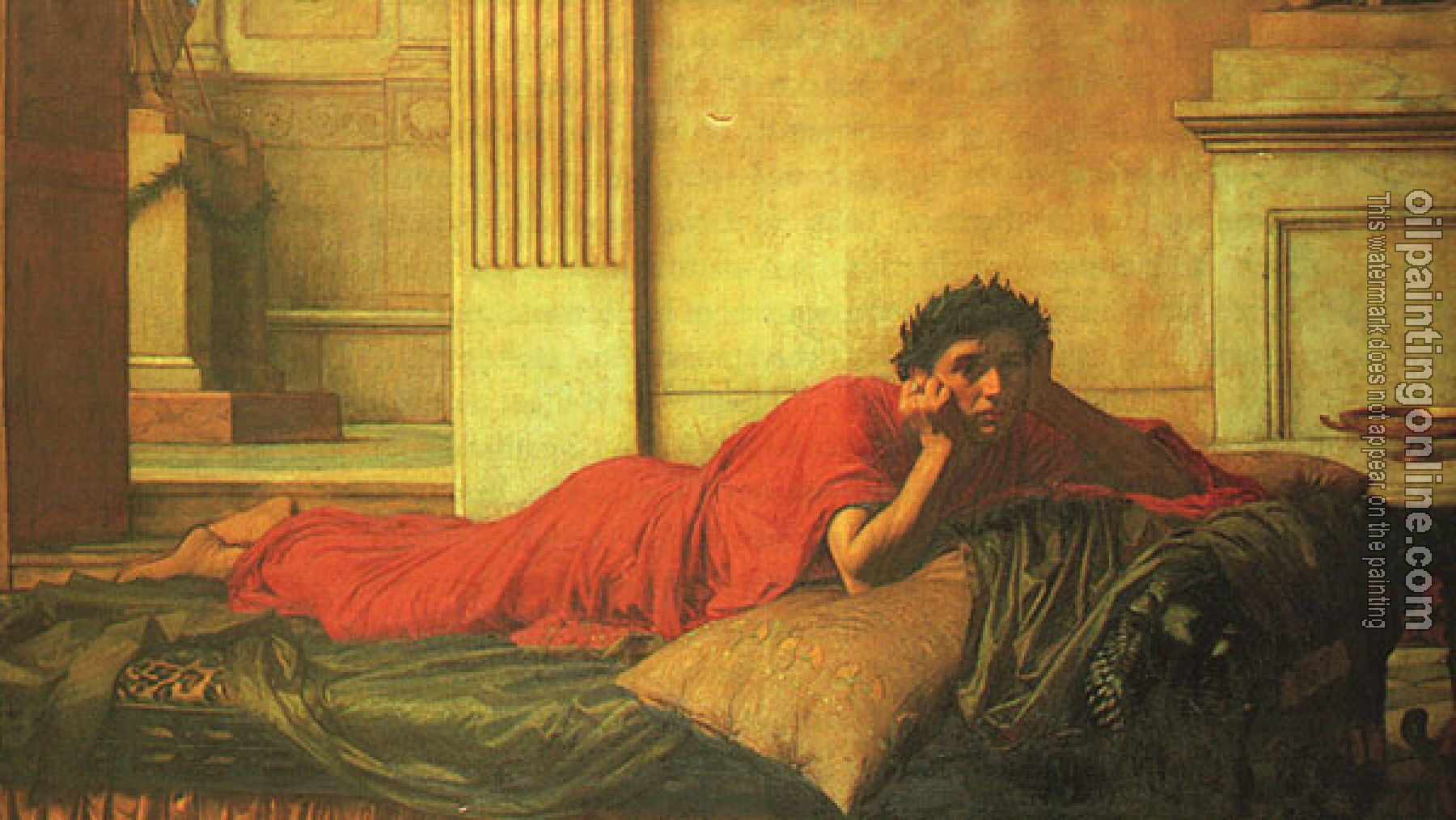 Waterhouse, John William - The Remorse of Nero after the Murder of his Mother